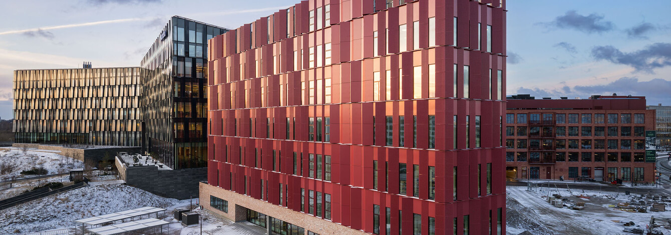 Et billede af det nye Campus i Ørestad